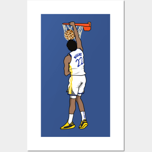 wiggins and the dunk Posters and Art